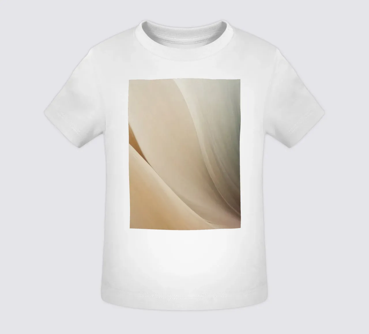 Smooth flowing abstract pattern creating a tranquil art baby t-shirt by DesignDoodle