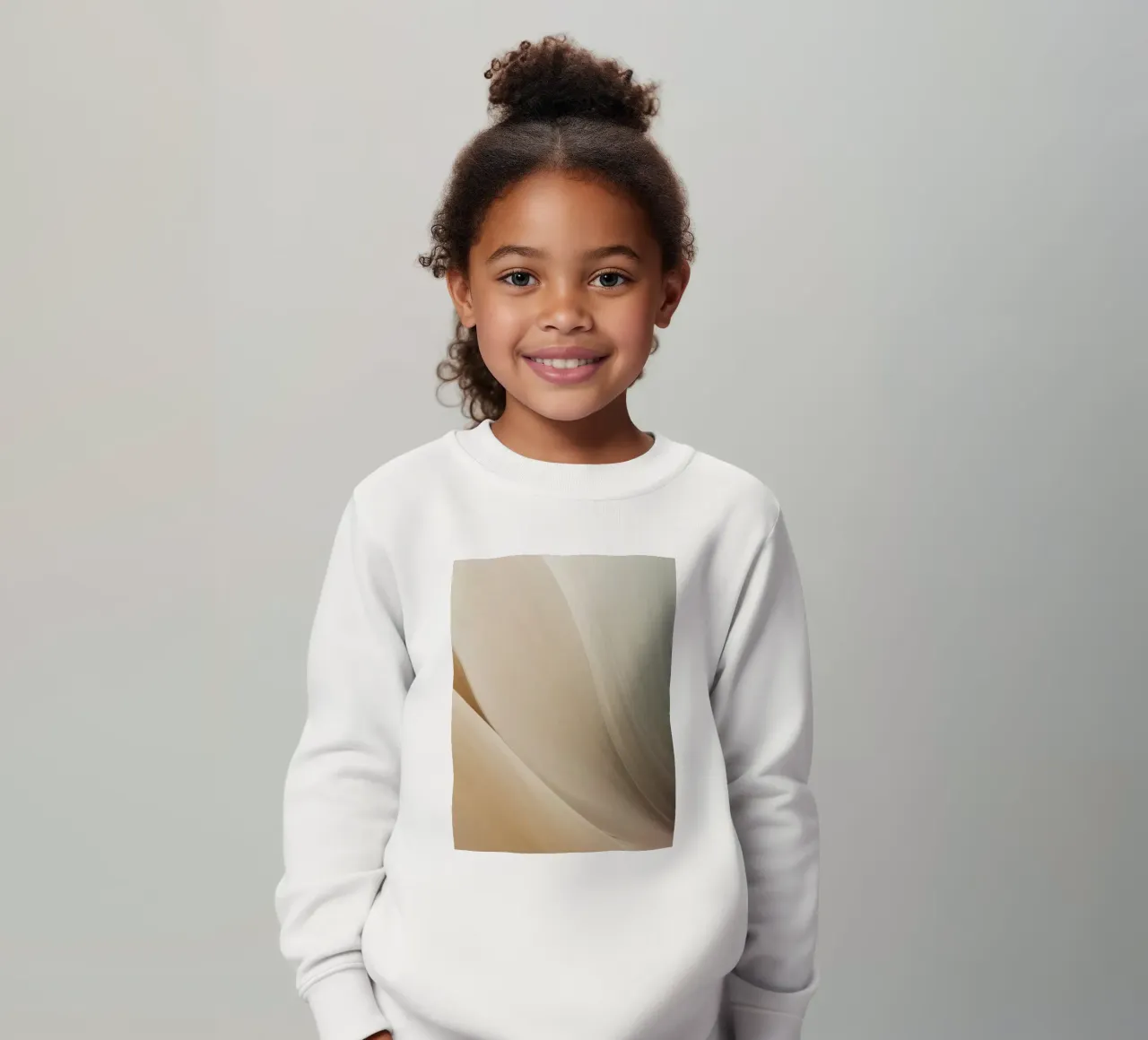 Motif abstrait fluide créant un art tranquille sweat enfant de DesignDoodle