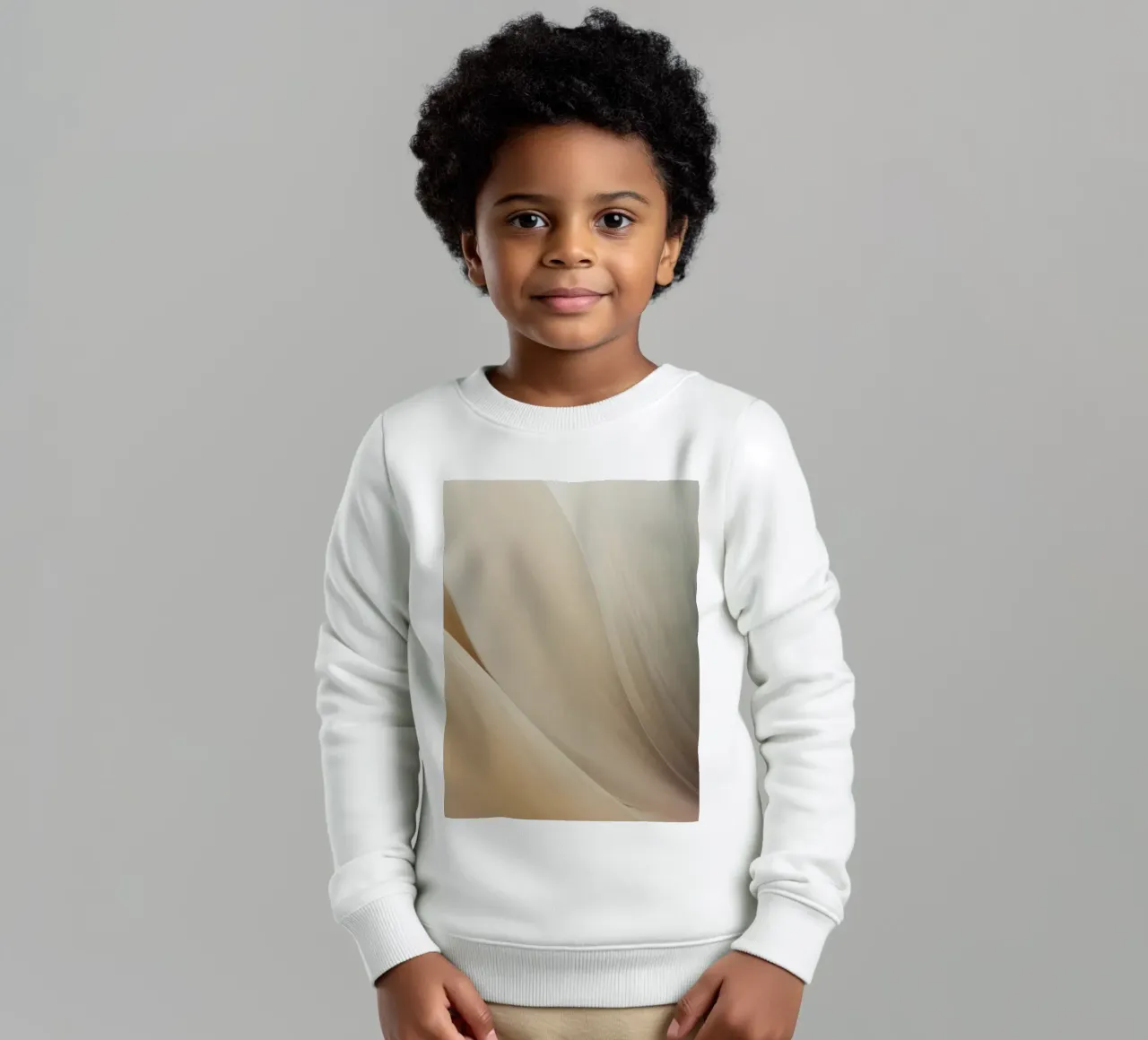 Motif abstrait fluide créant un art tranquille sweat enfant de DesignDoodle