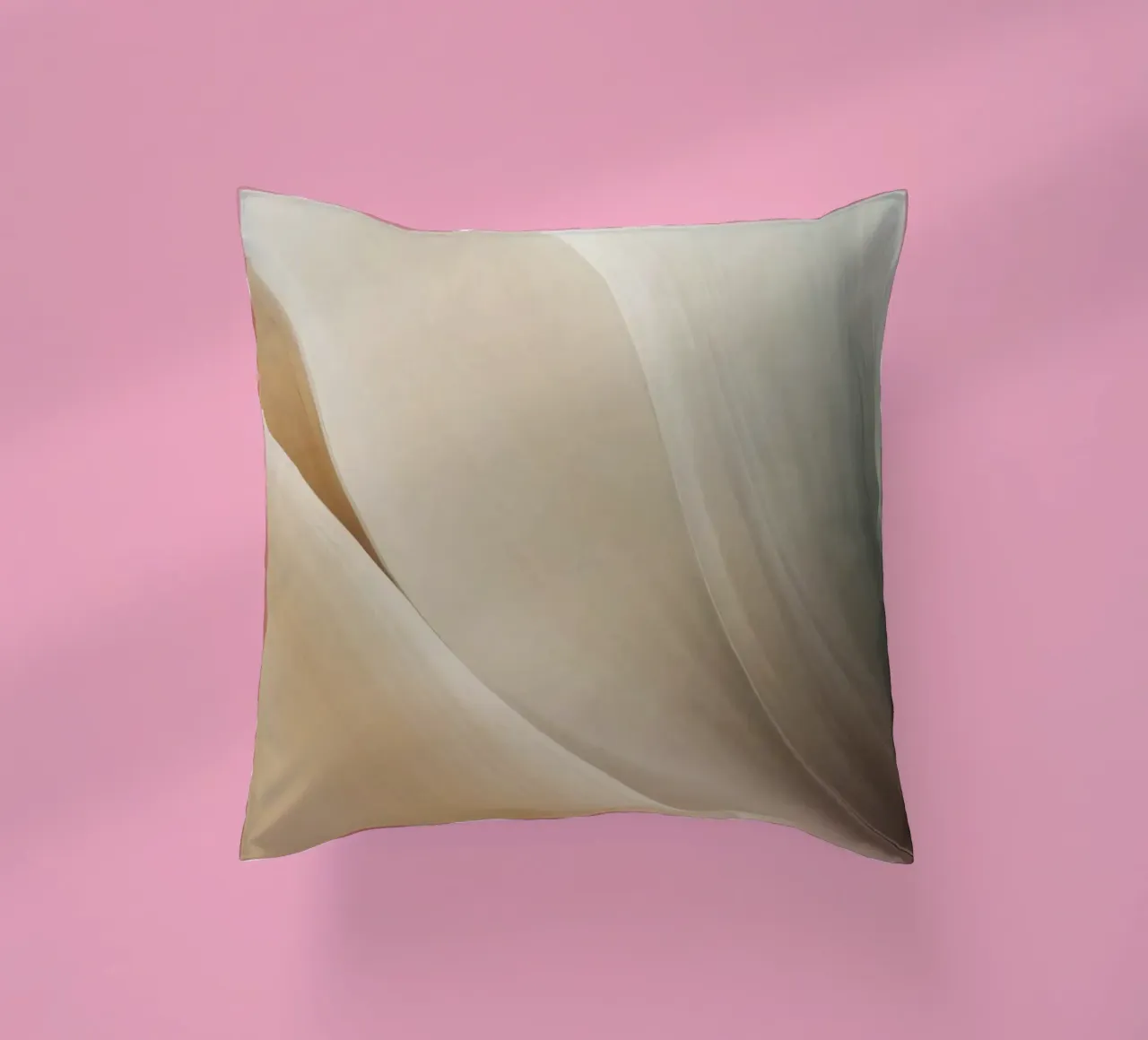 Smooth flowing abstract pattern creating a tranquil art decorative cushion by DesignDoodle