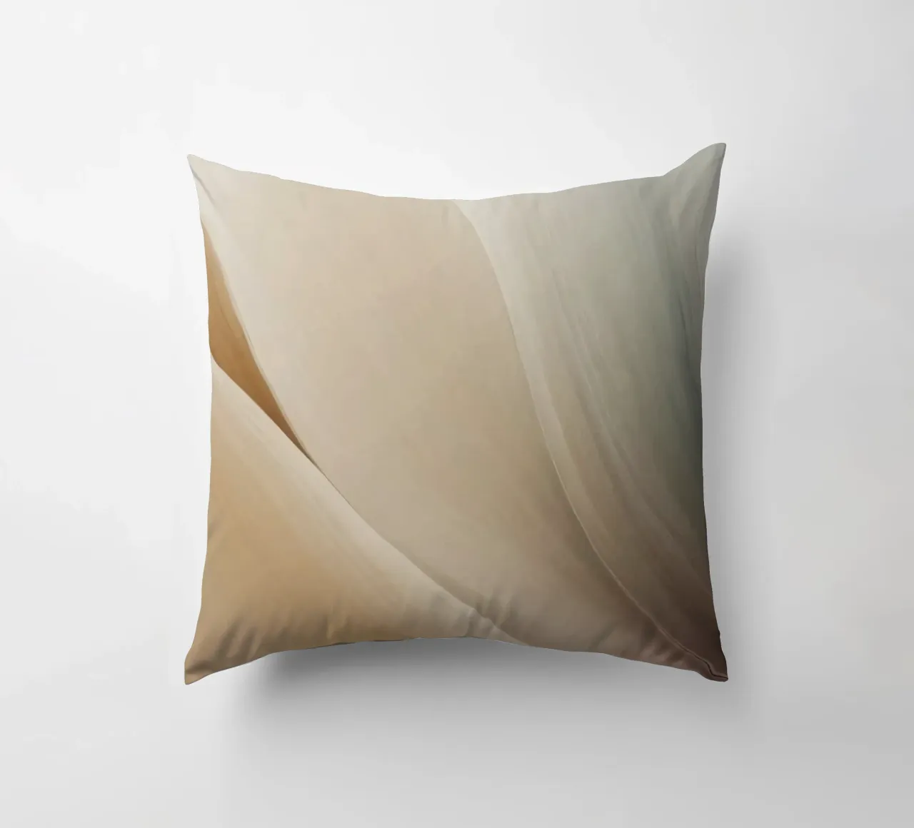 Smooth flowing abstract pattern creating a tranquil art decorative cushion by DesignDoodle