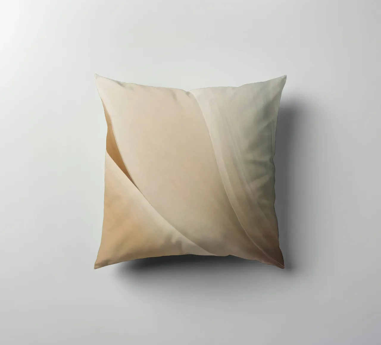 Smooth flowing abstract pattern creating a tranquil art decorative cushion by DesignDoodle
