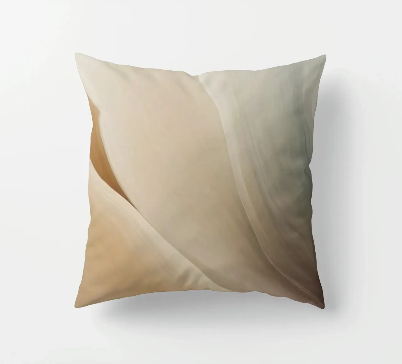 Smooth flowing abstract pattern creating a tranquil art decorative cushion by DesignDoodle