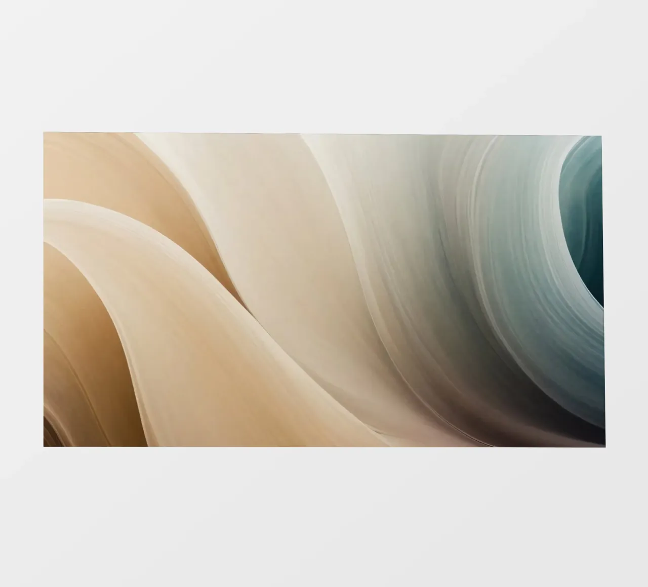 Smooth flowing abstract pattern creating a tranquil art backlit film by DesignDoodle
