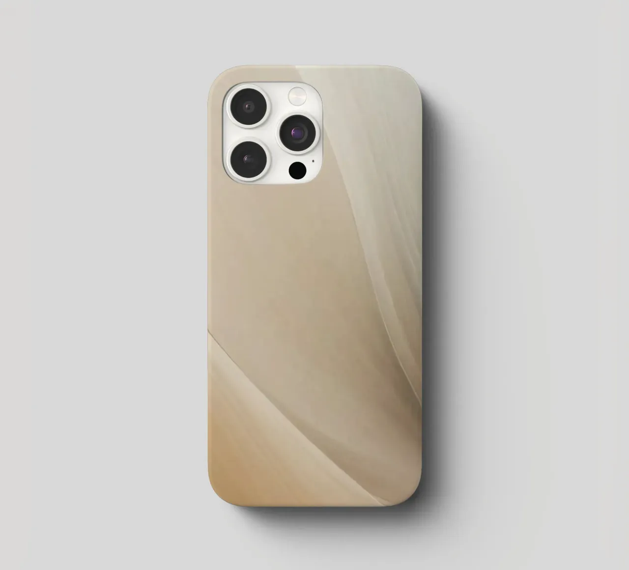 Sanft fließendes abstraktes Muster für eine ruhige Kunst iPhone Hülle von DesignDoodle