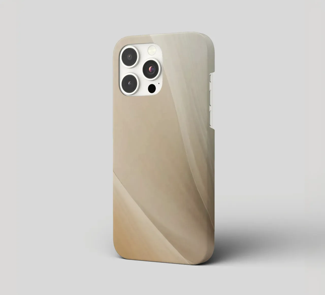Sanft fließendes abstraktes Muster für eine ruhige Kunst iPhone Hülle von DesignDoodle