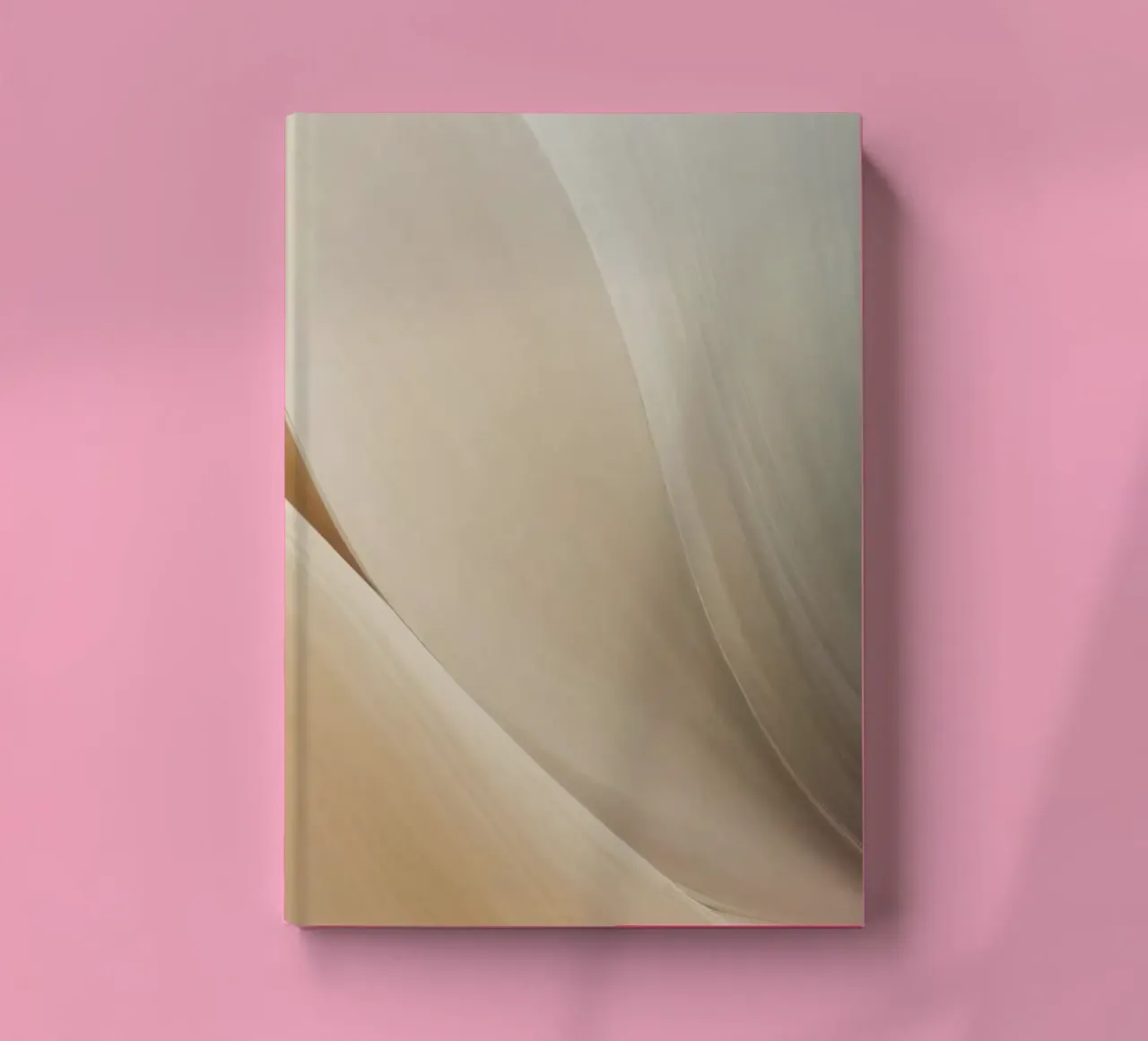 Smooth flowing abstract pattern creating a tranquil art notebook by DesignDoodle
