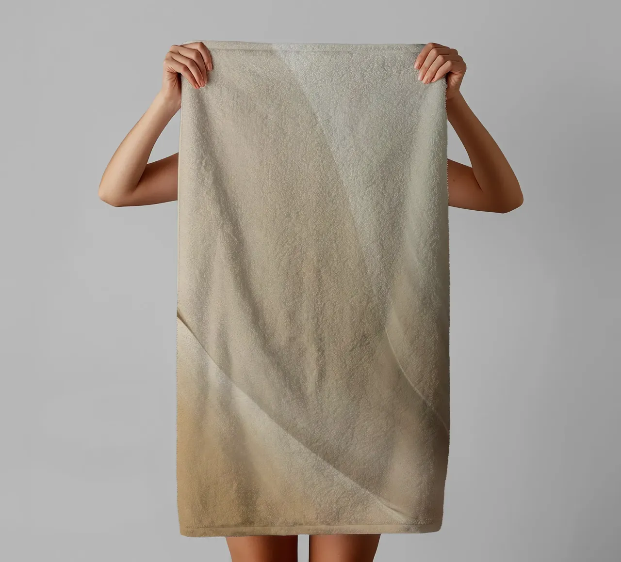 Smooth flowing abstract pattern creating a tranquil art towel by DesignDoodle