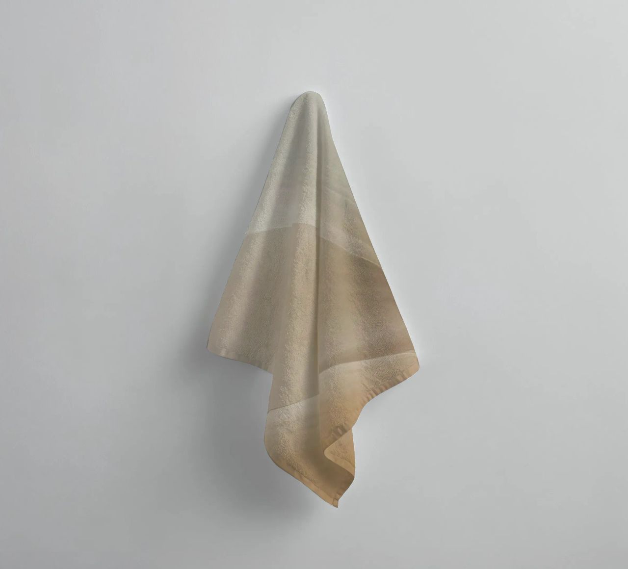 Smooth flowing abstract pattern creating a tranquil art towel by DesignDoodle