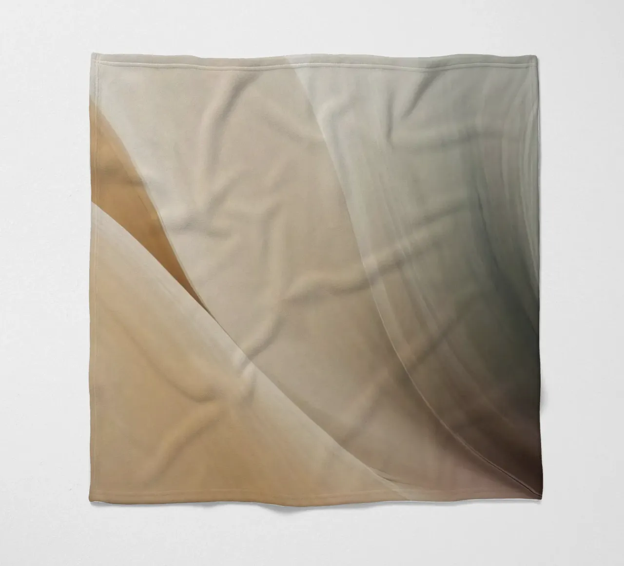 Smooth flowing abstract pattern creating a tranquil art fleece blanket by DesignDoodle