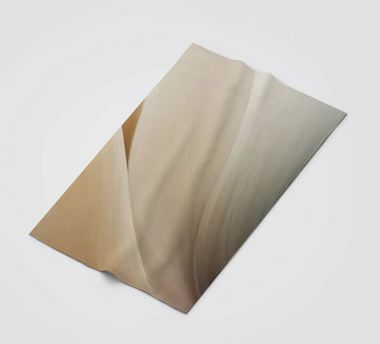 Smooth flowing abstract pattern creating a tranquil art fleece blanket by DesignDoodle