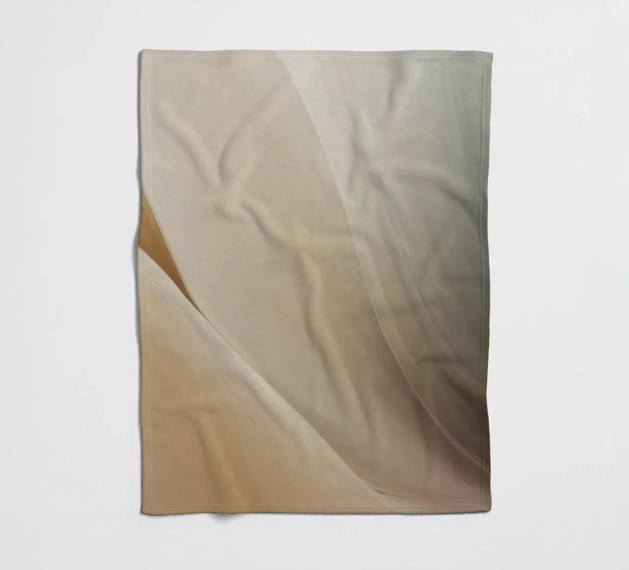 Smooth flowing abstract pattern creating a tranquil art fleece blanket by DesignDoodle