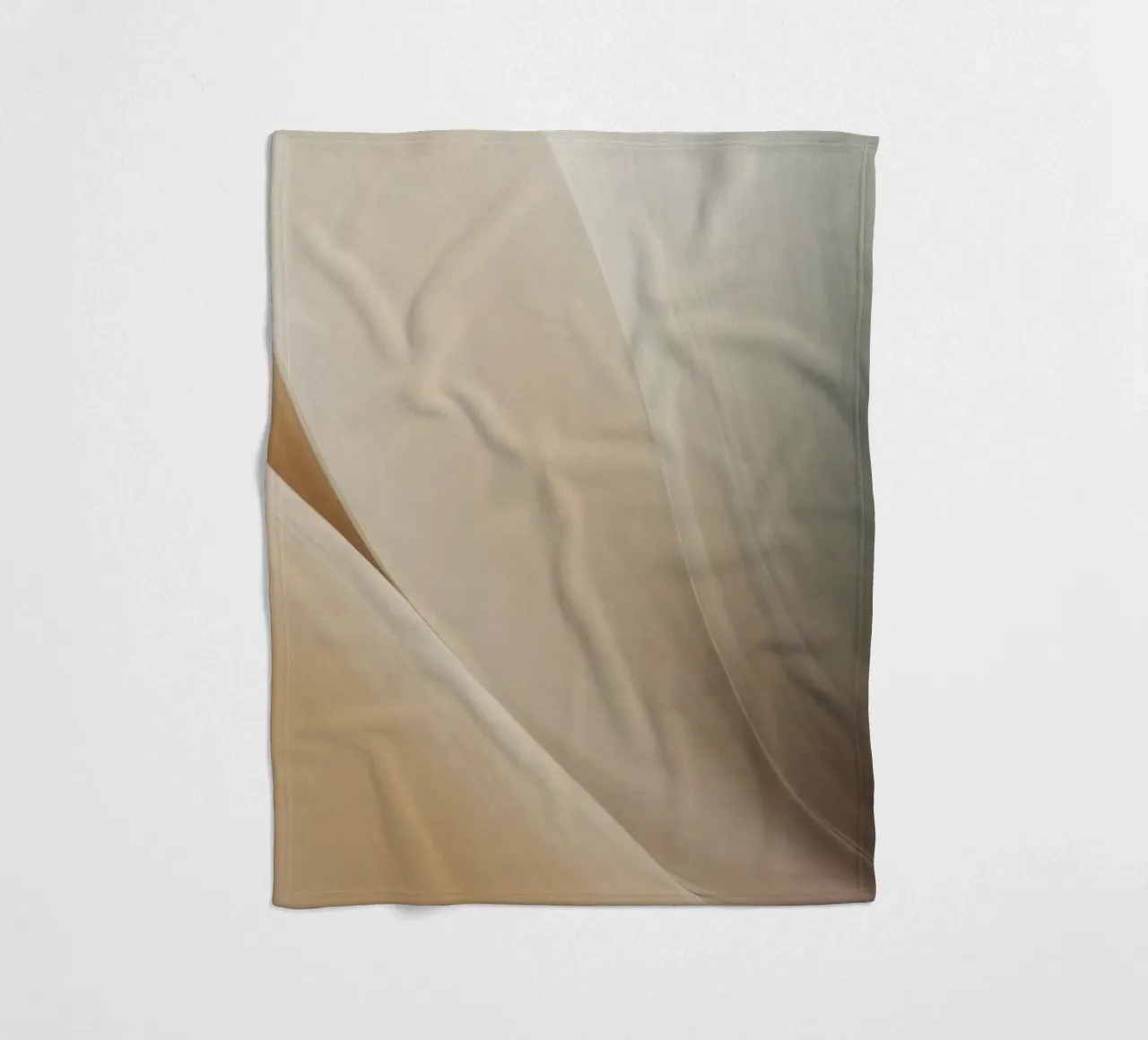 Smooth flowing abstract pattern creating a tranquil art fleece blanket by DesignDoodle