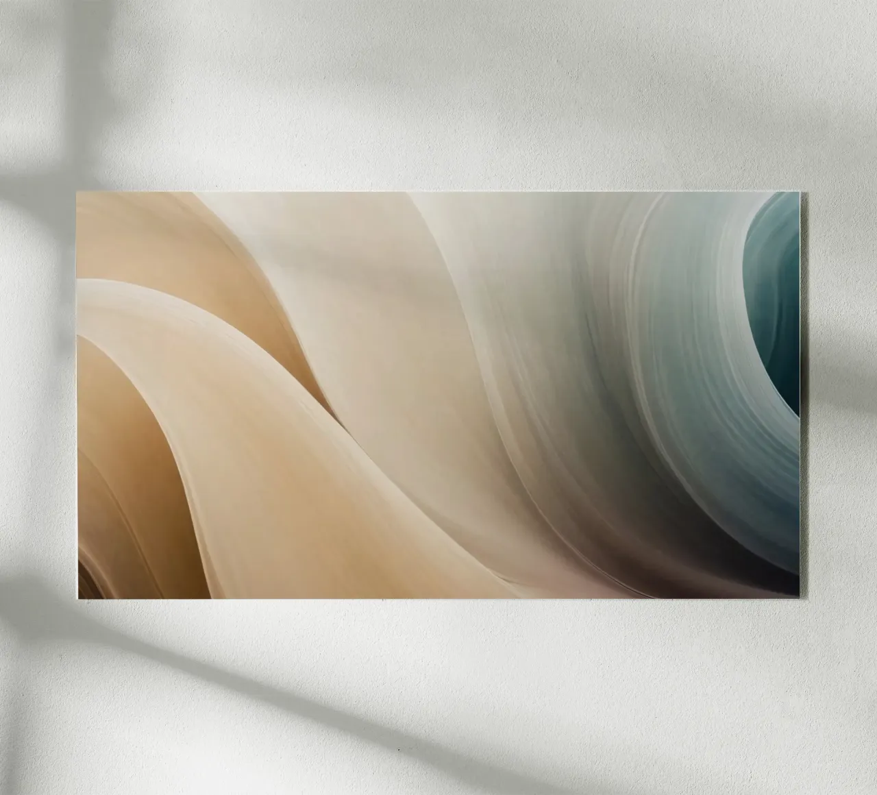 Motif abstrait fluide créant un art tranquille plexiglas de DesignDoodle