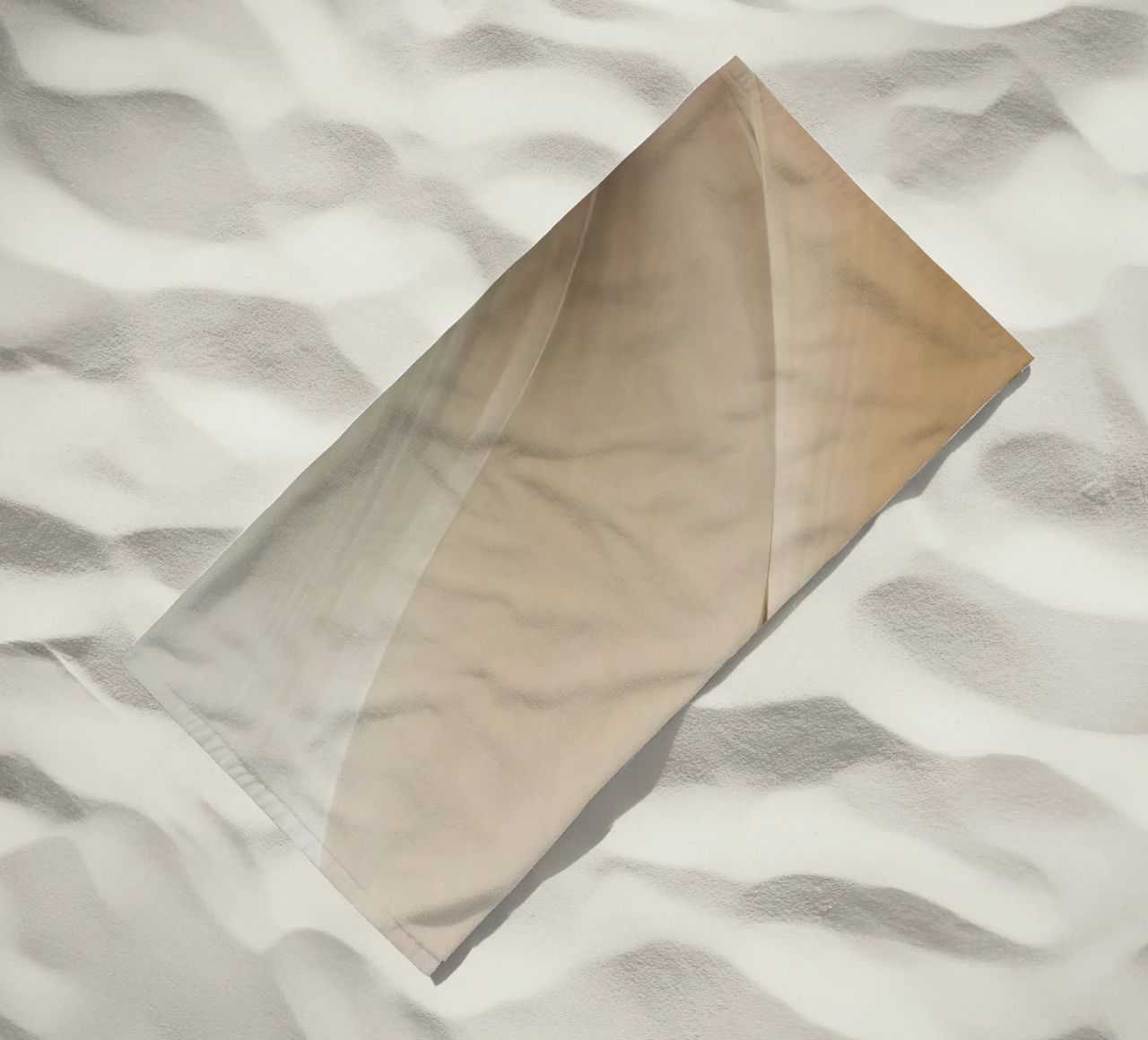 Smooth flowing abstract pattern creating a tranquil art beach towel by DesignDoodle
