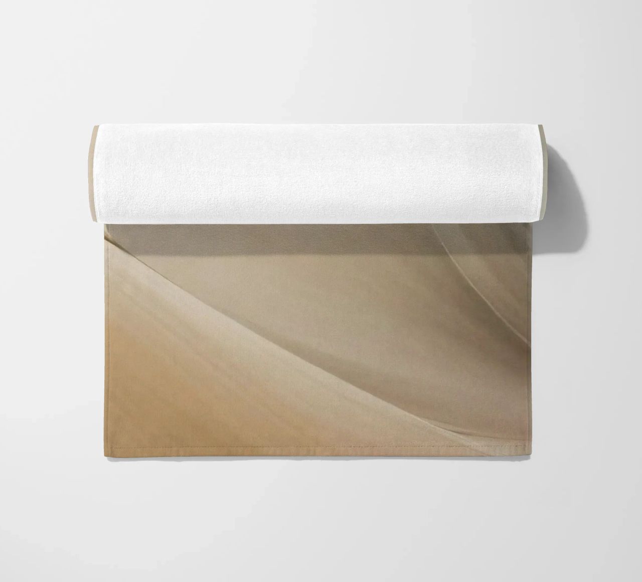 Smooth flowing abstract pattern creating a tranquil art beach towel by DesignDoodle