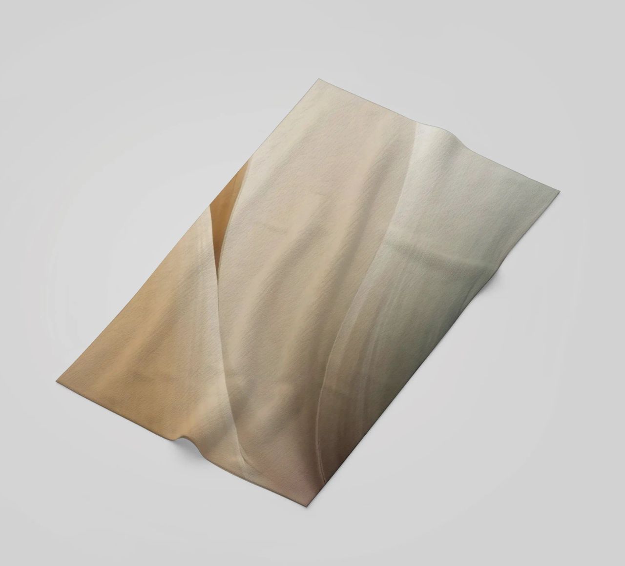 Smooth flowing abstract pattern creating a tranquil art beach towel by DesignDoodle