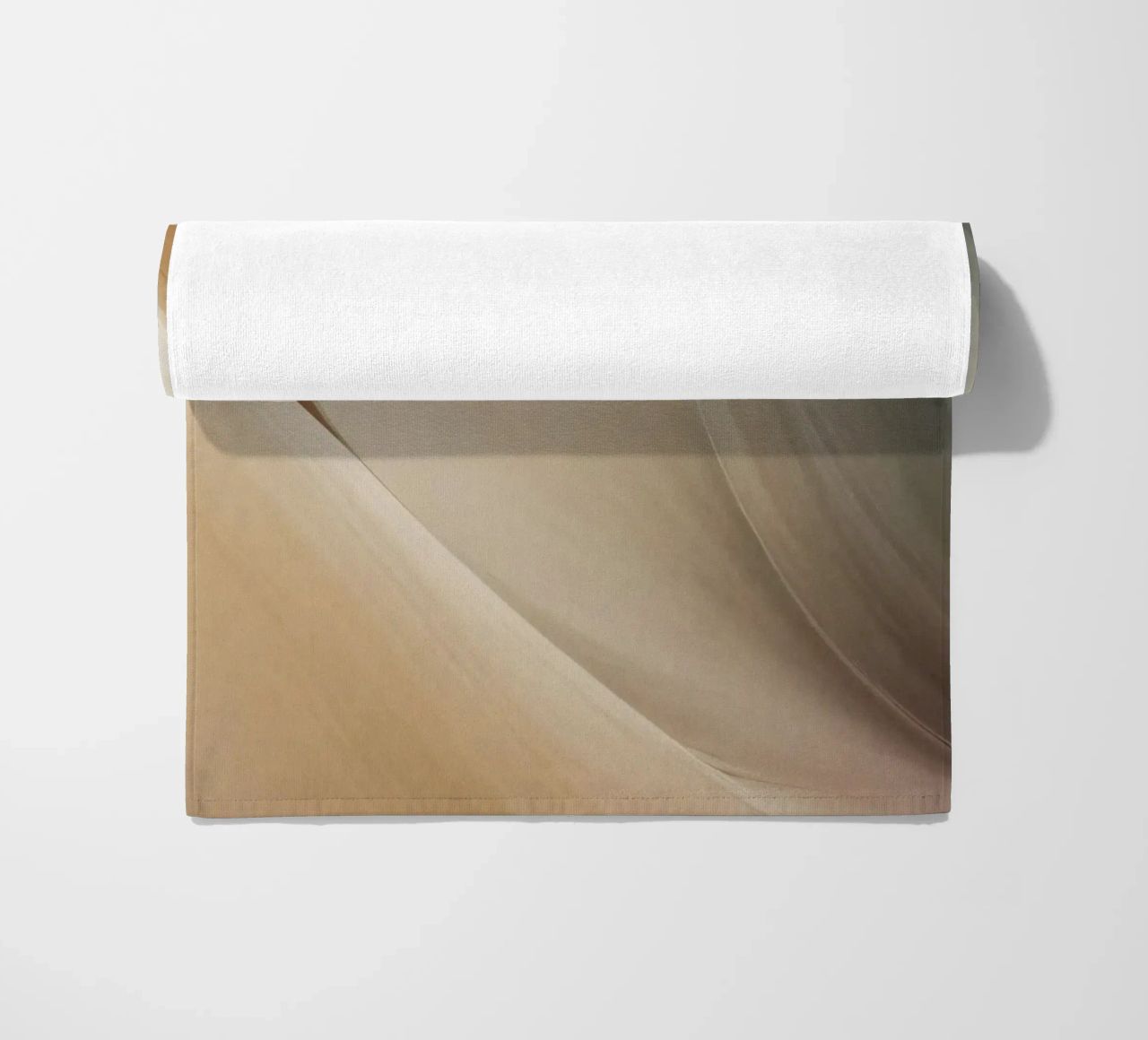 Smooth flowing abstract pattern creating a tranquil art beach towel by DesignDoodle