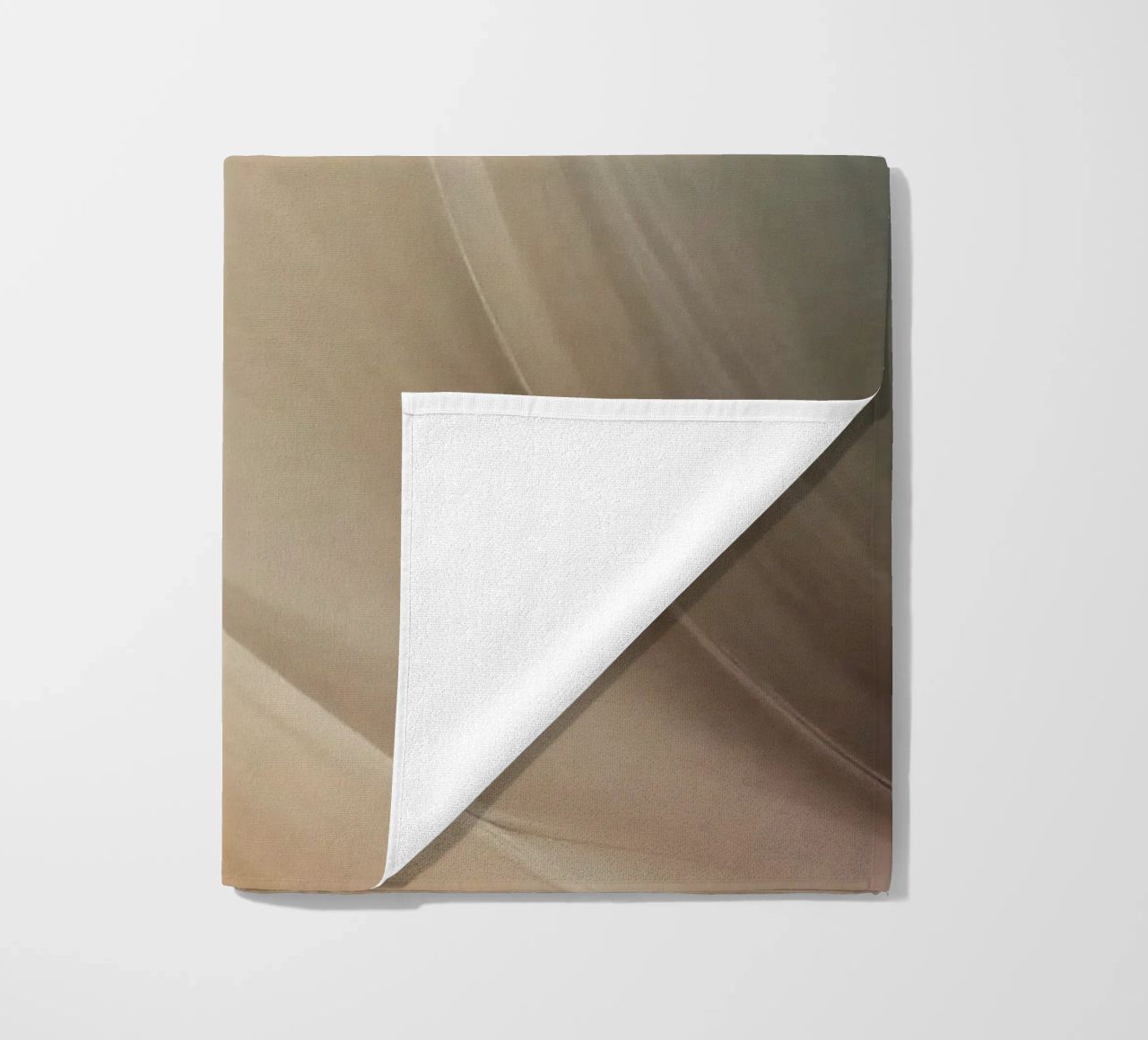 Smooth flowing abstract pattern creating a tranquil art beach towel by DesignDoodle