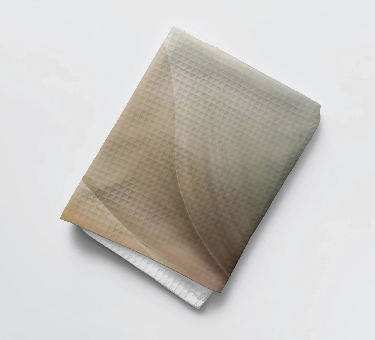 Smooth flowing abstract pattern creating a tranquil art tea towel by DesignDoodle