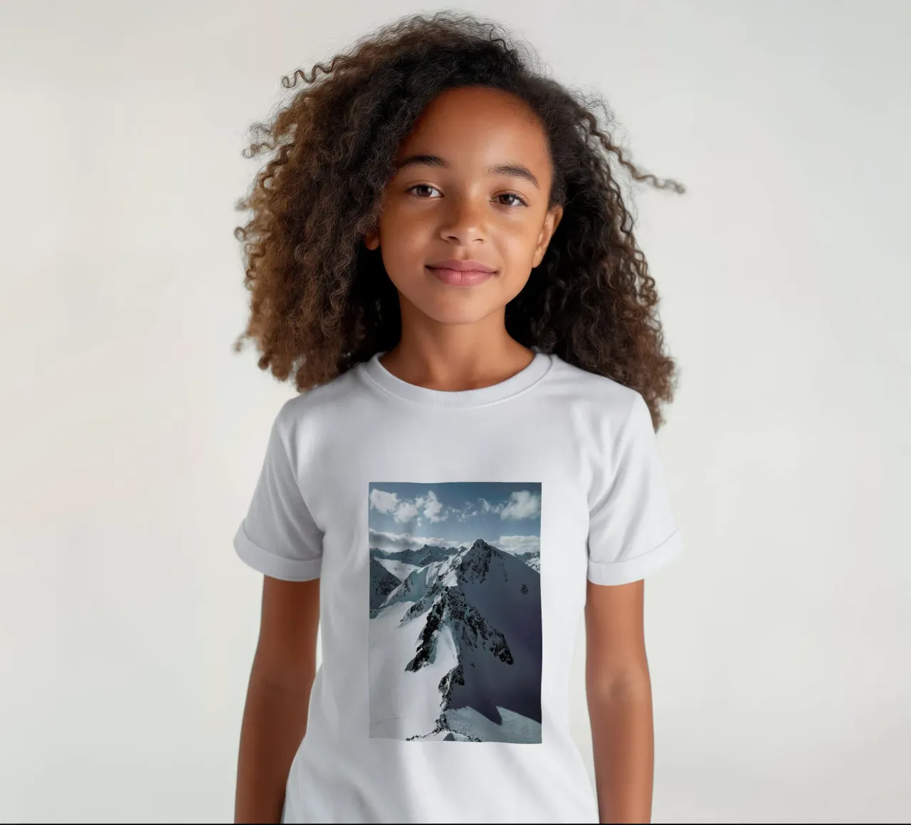 Glacier Top In Austria Kinder T-Shirt von Sebastian Hilgetag