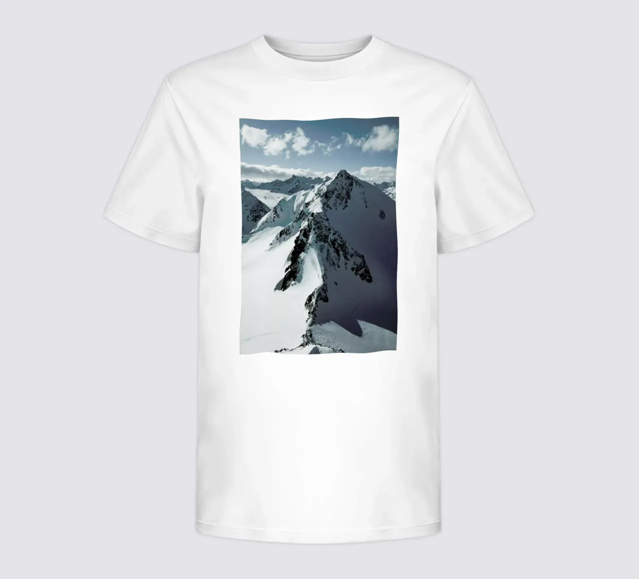 Glacier Top In Austria Kinder T-Shirt von Sebastian Hilgetag