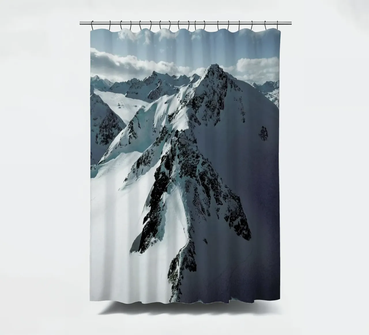 Glacier Top In Austria tenda da doccia da Sebastian Hilgetag