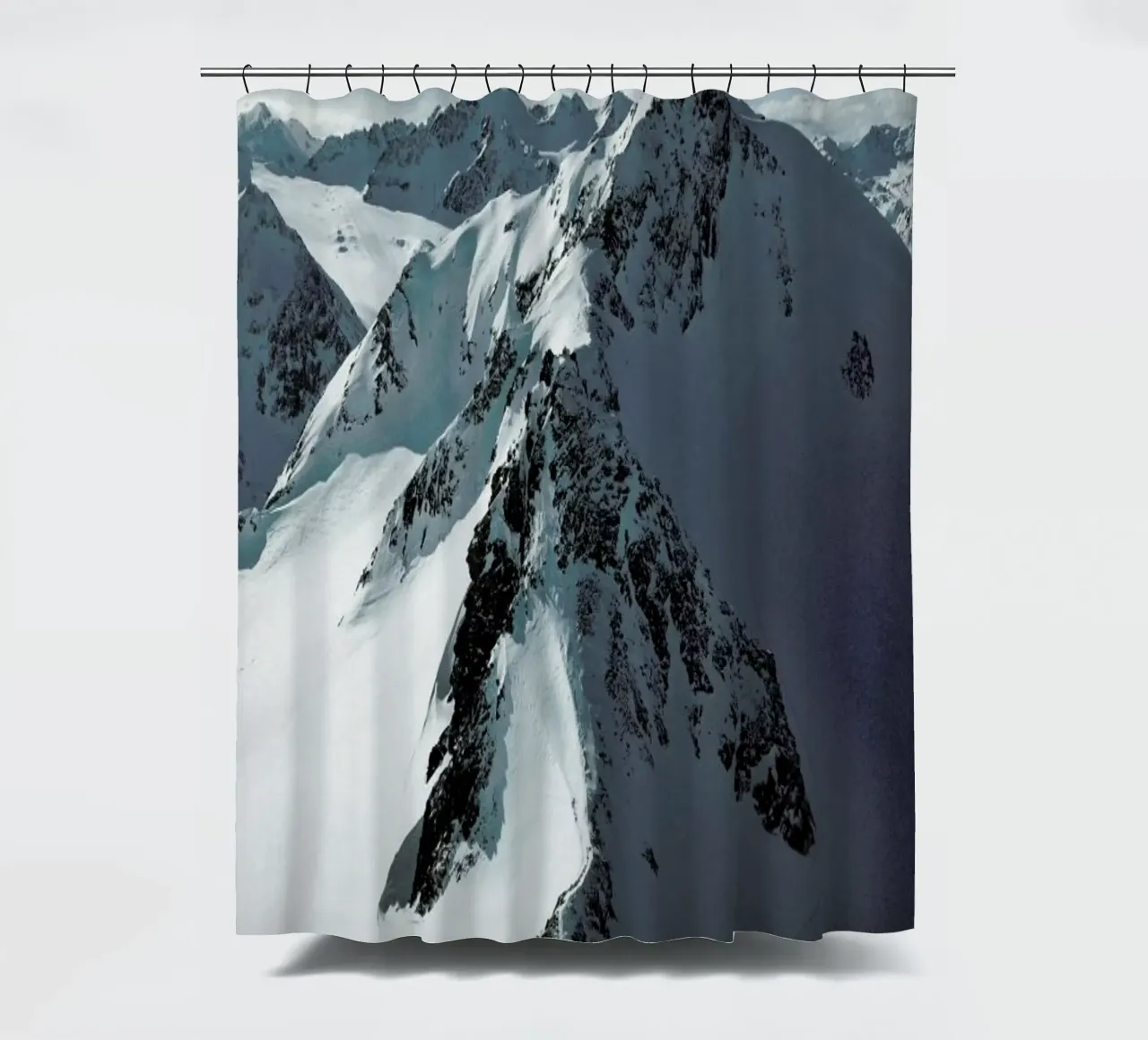 Glacier Top In Austria tenda da doccia da Sebastian Hilgetag