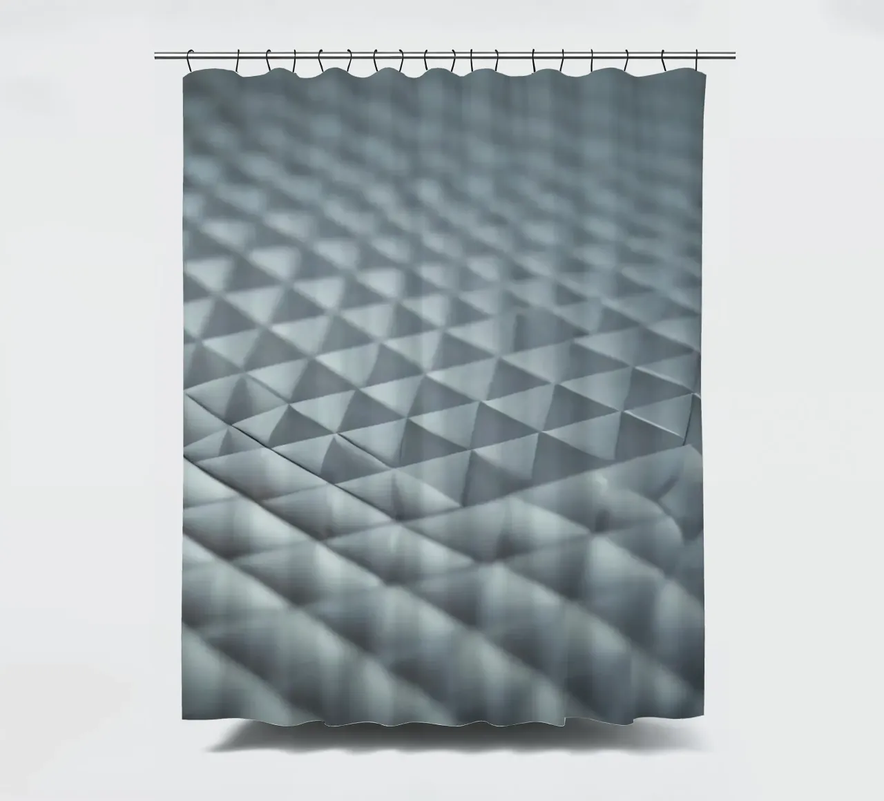 Unique textured abstract background showcasing shower curtain by DesignDoodle