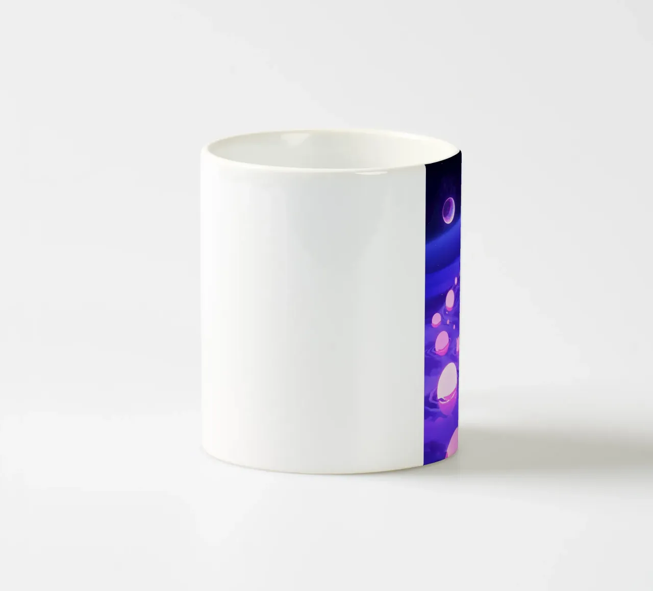 Un ragazzo che cammina su un sentiero da sogno Lofi Art tazza in ceramica da LoFi Gallery
