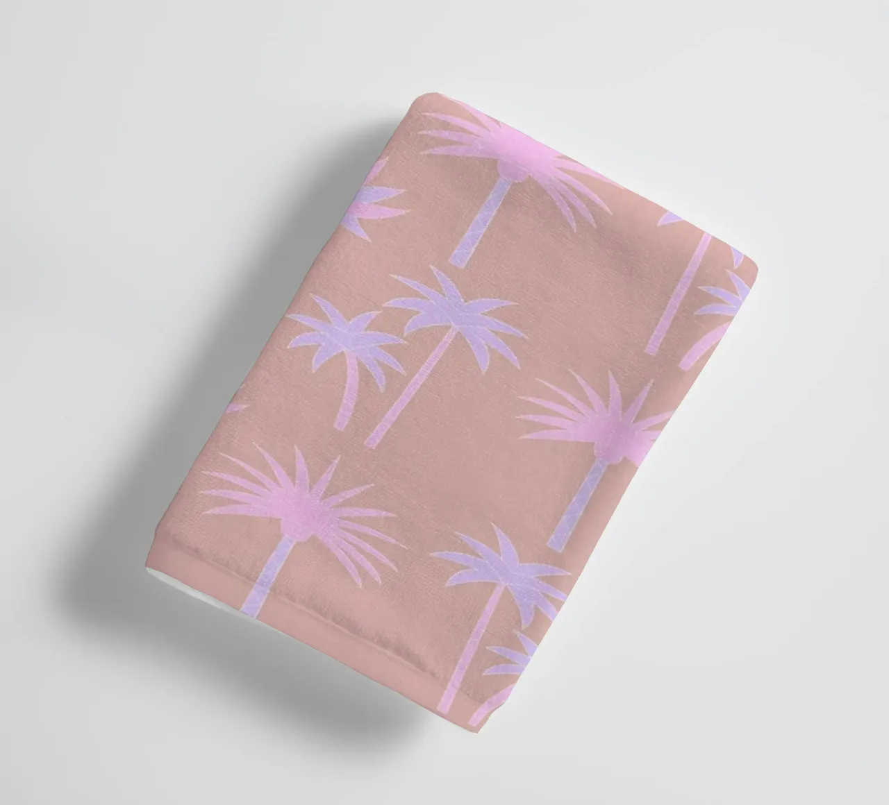 Palm Trees Neutral & Pastel towel by SilverPegasus