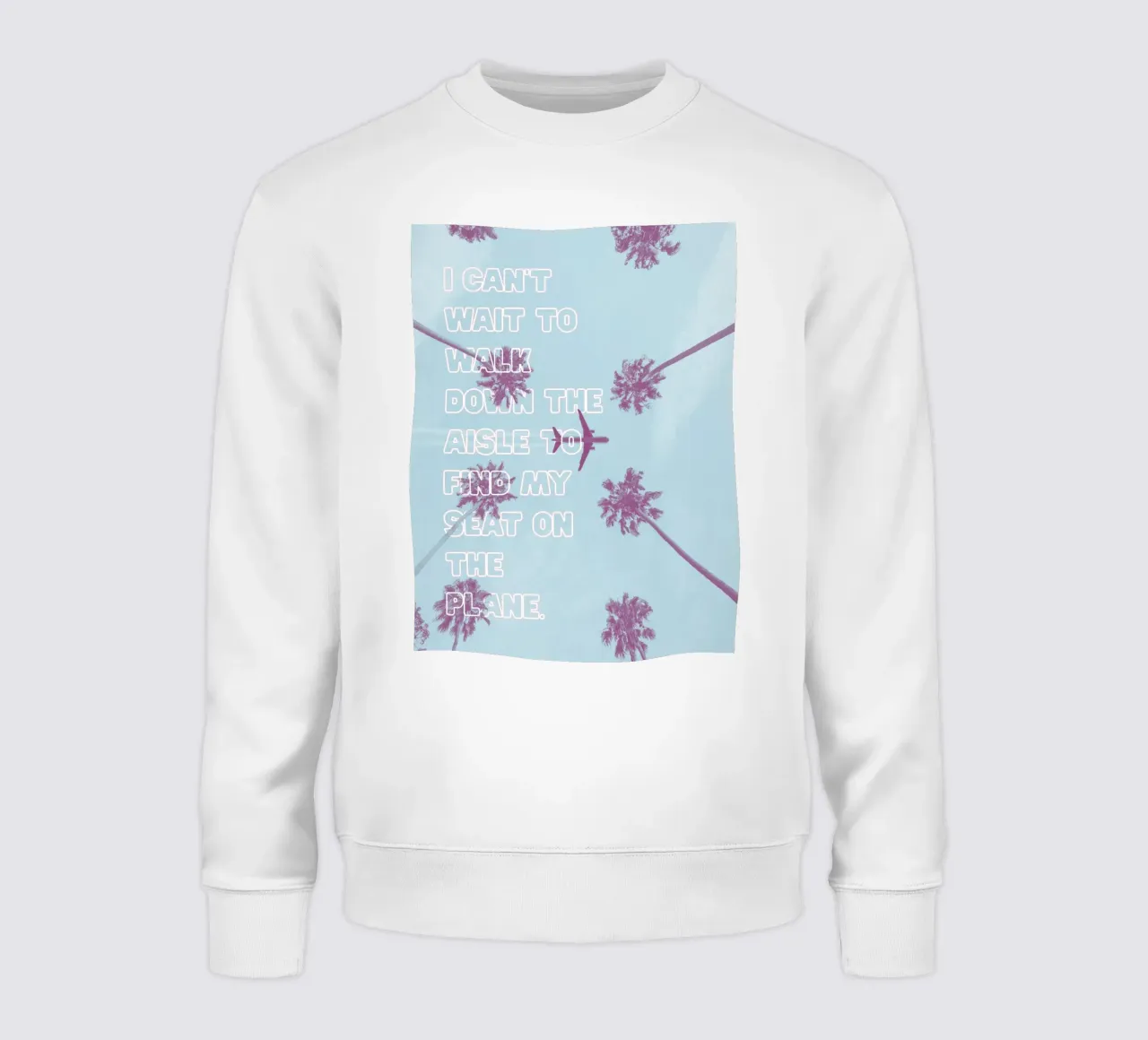 LUSTIGES REISE POSTER – “I can't wait…“ felpa da Einfach Uebel