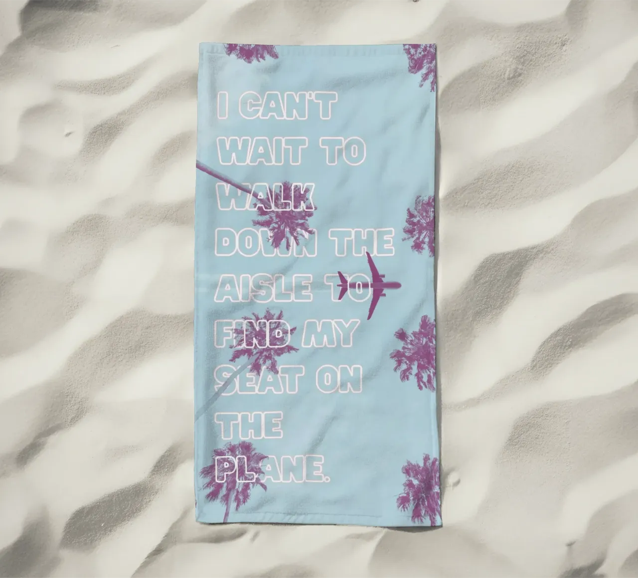 LUSTIGES REISE POSTER – “I can't wait…“ telo mare da Einfach Uebel