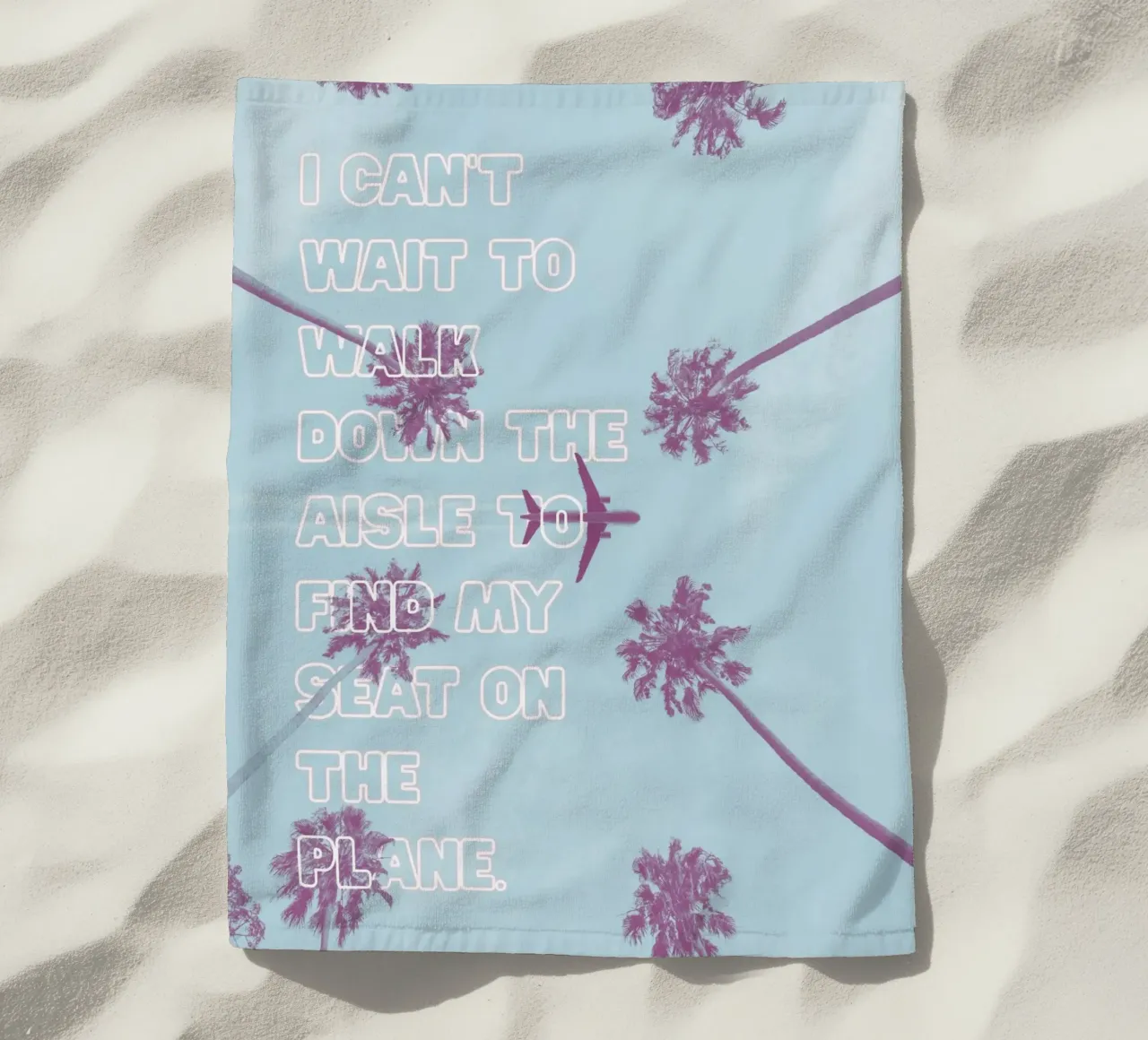 LUSTIGES REISE POSTER – “I can't wait…“ telo mare da Einfach Uebel