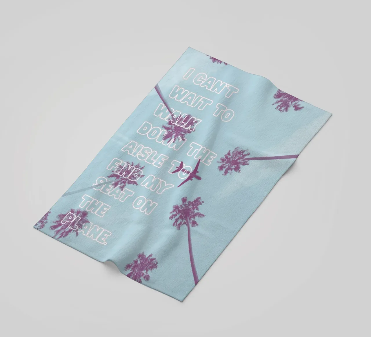 LUSTIGES REISE POSTER – “I can't wait…“ telo mare da Einfach Uebel