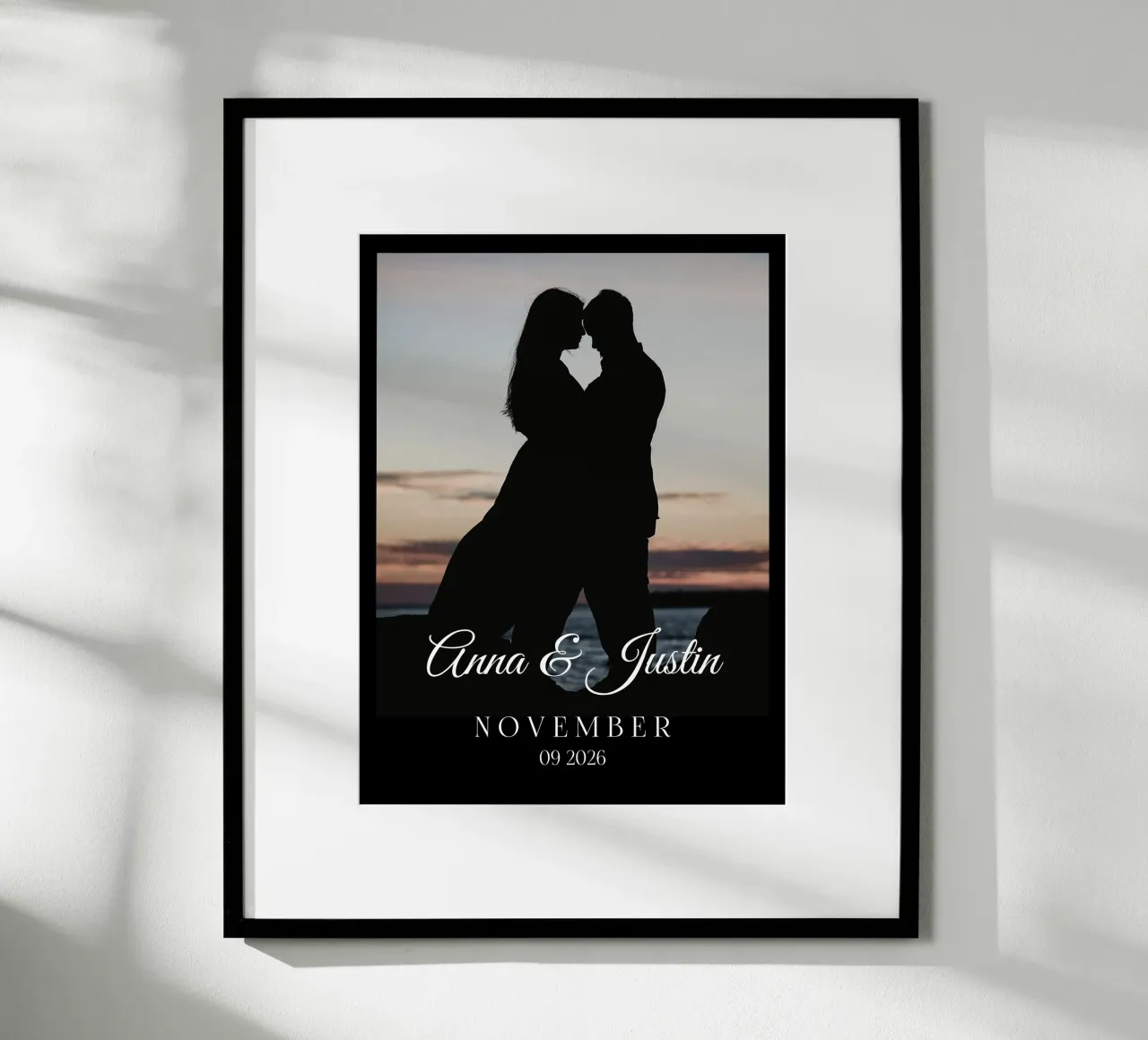 Regali di coppia personalizzati poster con telaio in alluminio da NEWEST CUSTOM SHOP