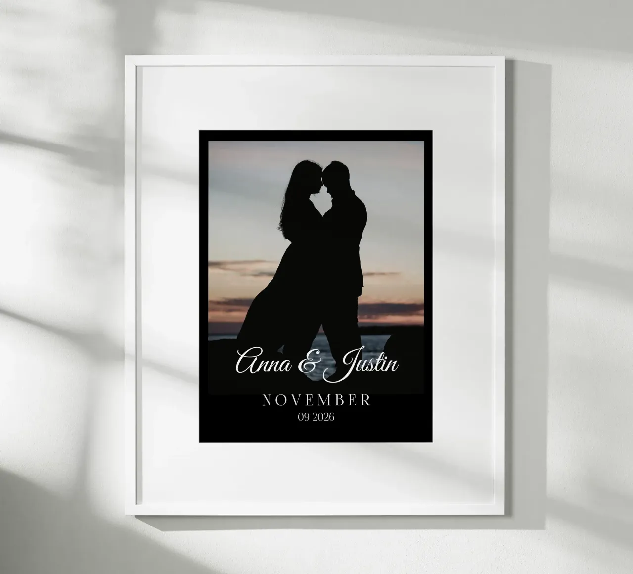 Regali di coppia personalizzati poster con telaio in alluminio da NEWEST CUSTOM SHOP