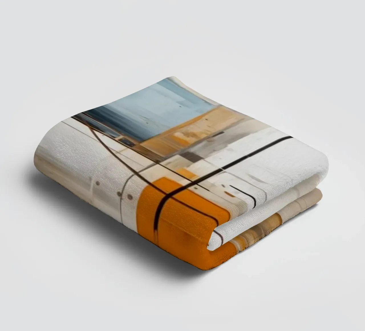 Abstracte vormen badhanddoek van Imagine