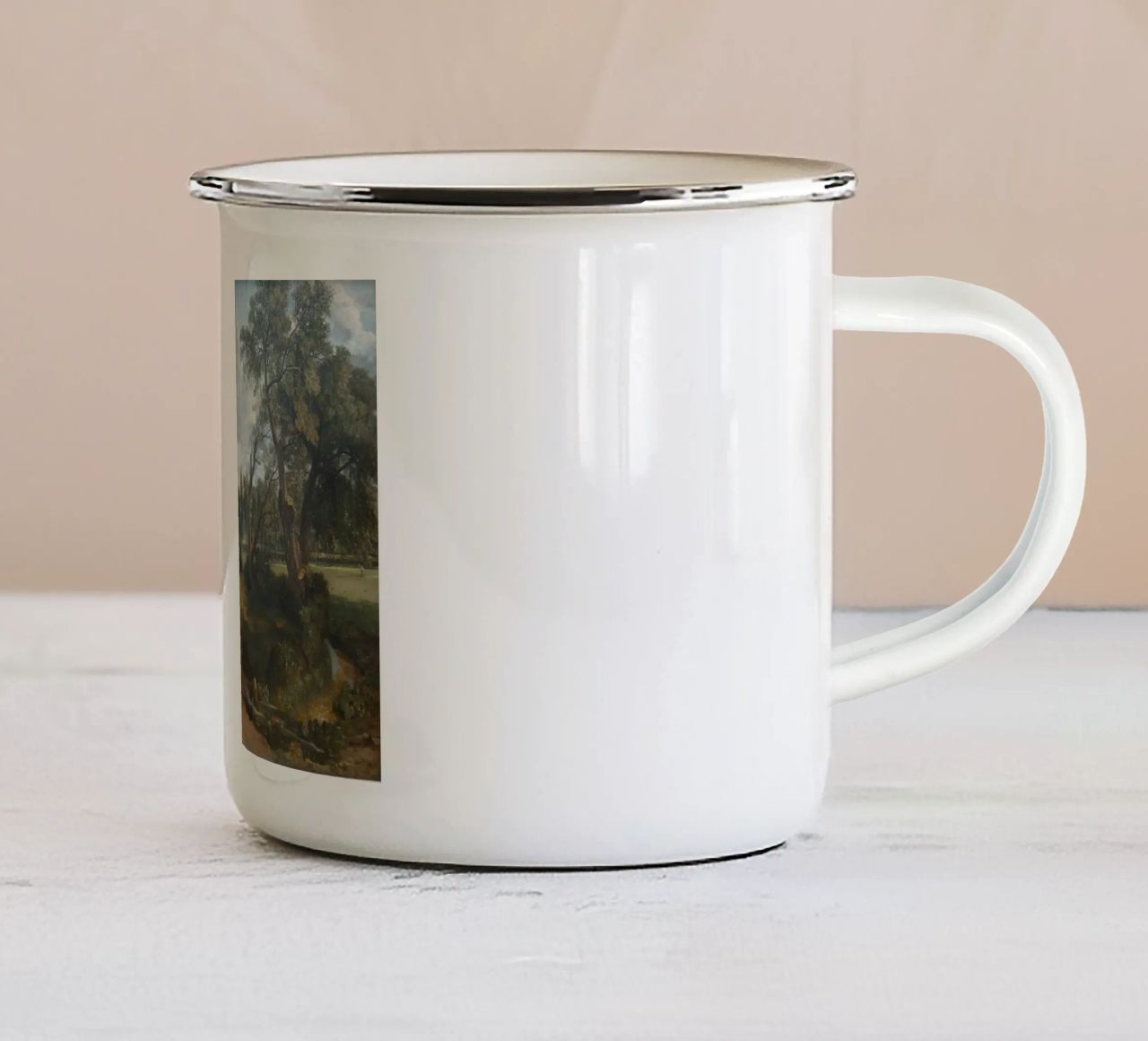 John Constable tazza in smalto da Brooke