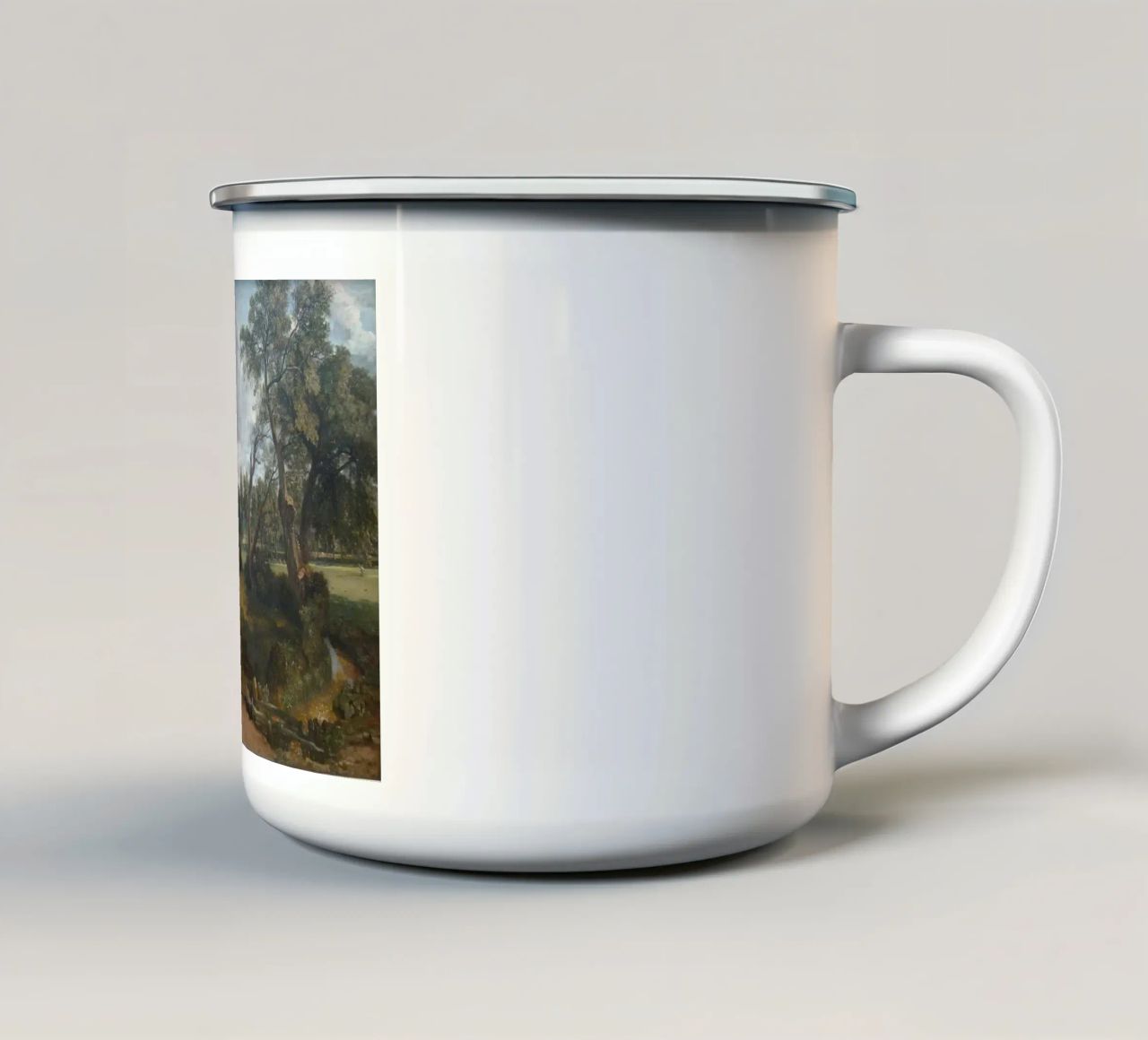 John Constable tazza in smalto da Brooke