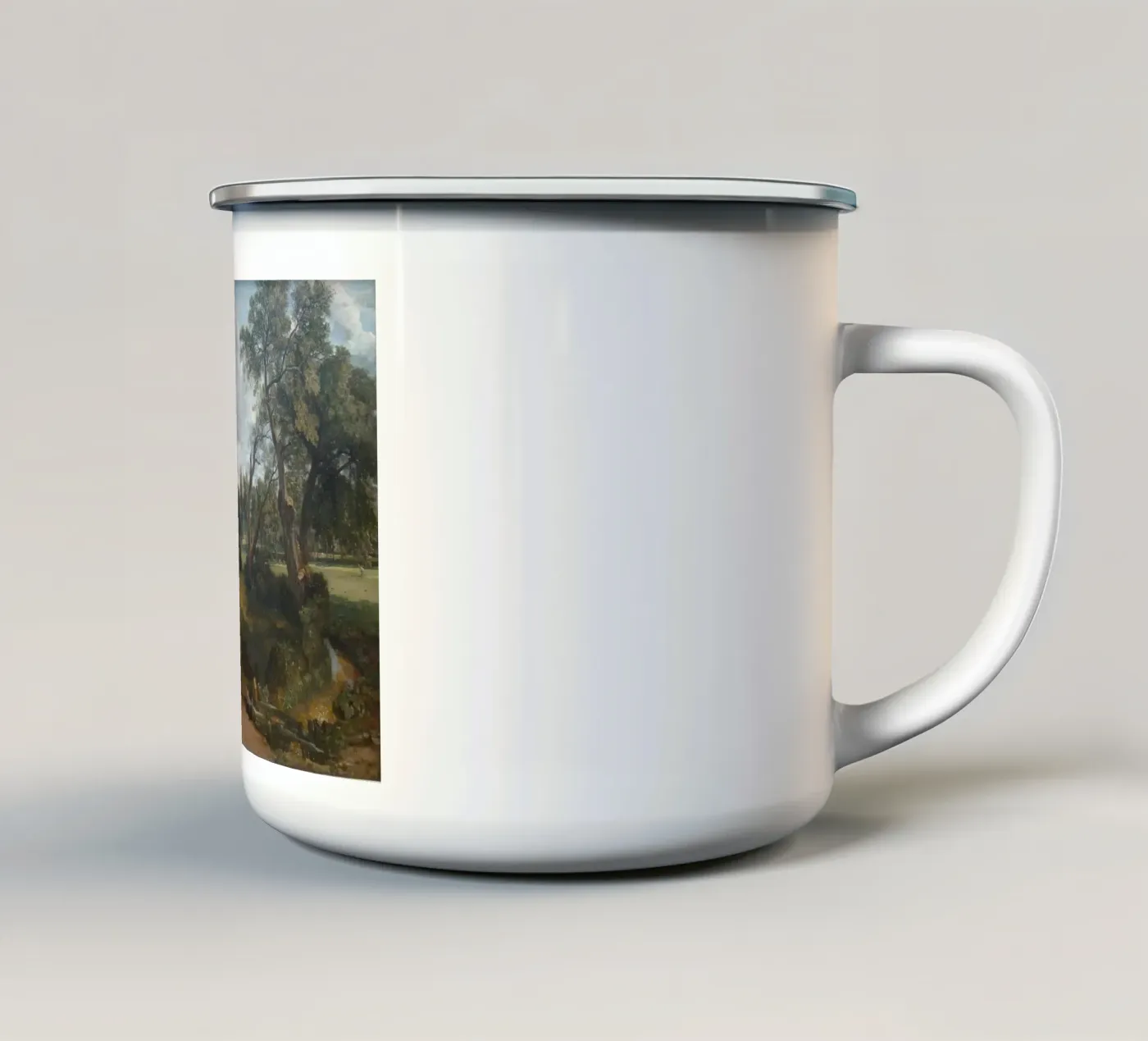 John Constable enamel mug by Brooke