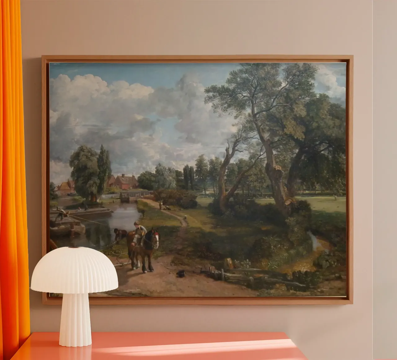 John Constable tela con Cornice a cassetta da Brooke