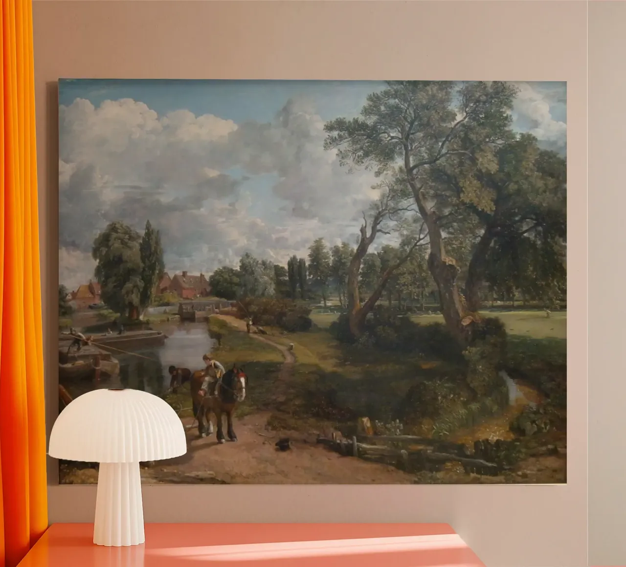 John Constable tela con Cornice a cassetta da Brooke