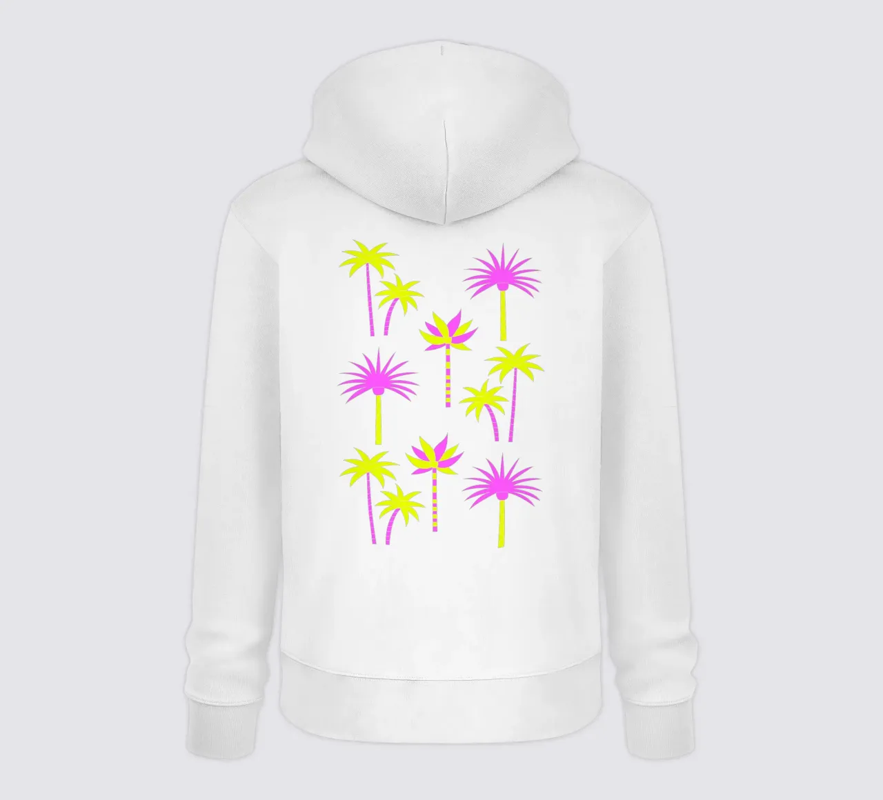 Palm Trees Neutral & Neon felpa con cappuccio da SilverPegasus