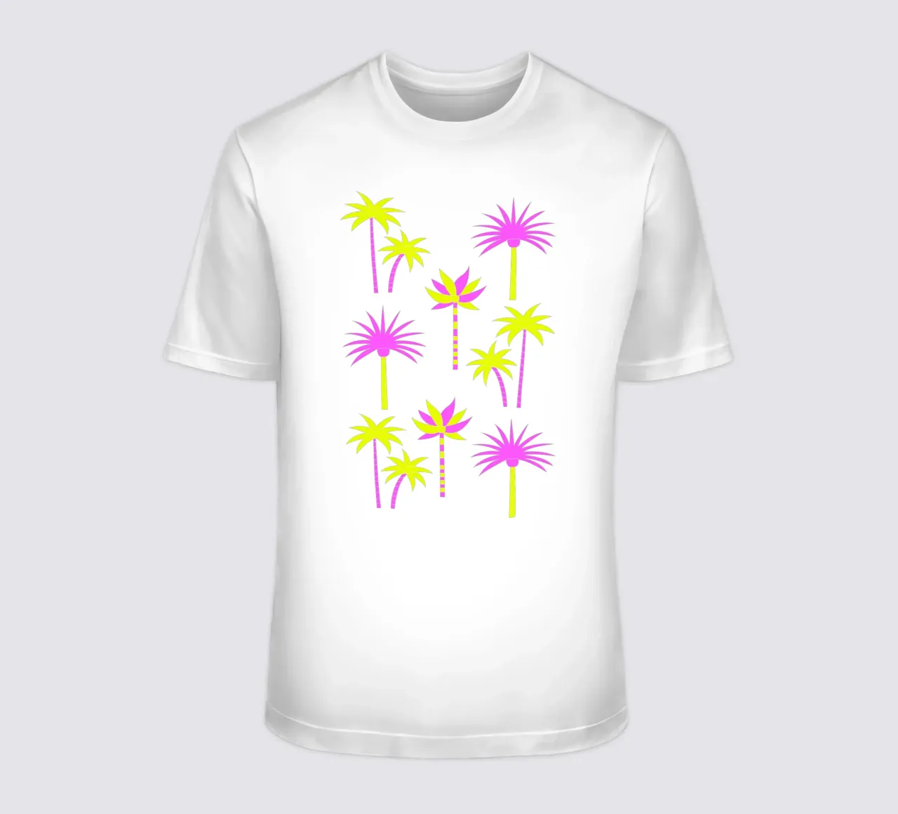 Palm Trees Neutral & Neon t-shirt da SilverPegasus