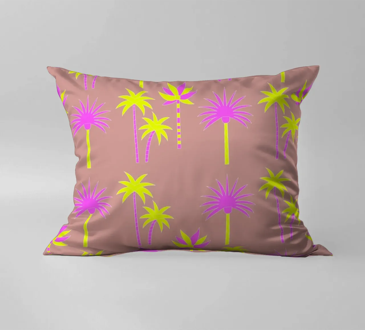 Palm Trees Neutral & Neon cuscino da SilverPegasus