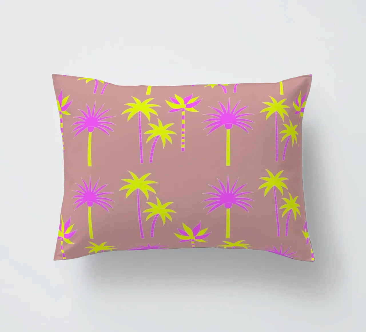 Palm Trees Neutral & Neon cuscino da SilverPegasus