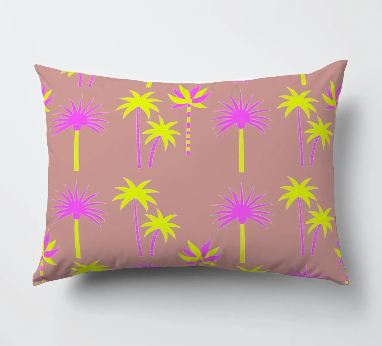 Palm Trees Neutral & Neon cuscino da SilverPegasus
