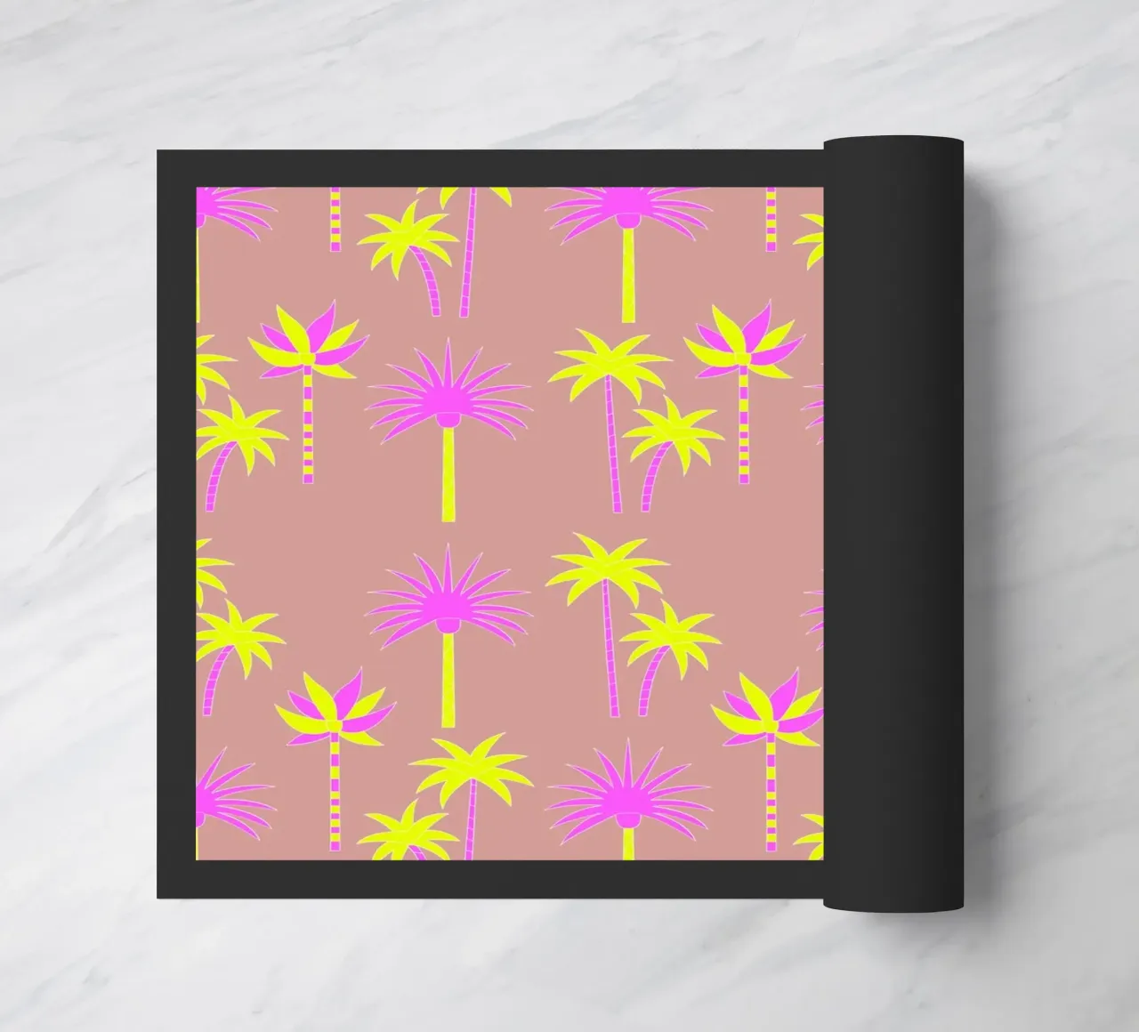 Palm Trees Neutral & Neon zerbino da SilverPegasus