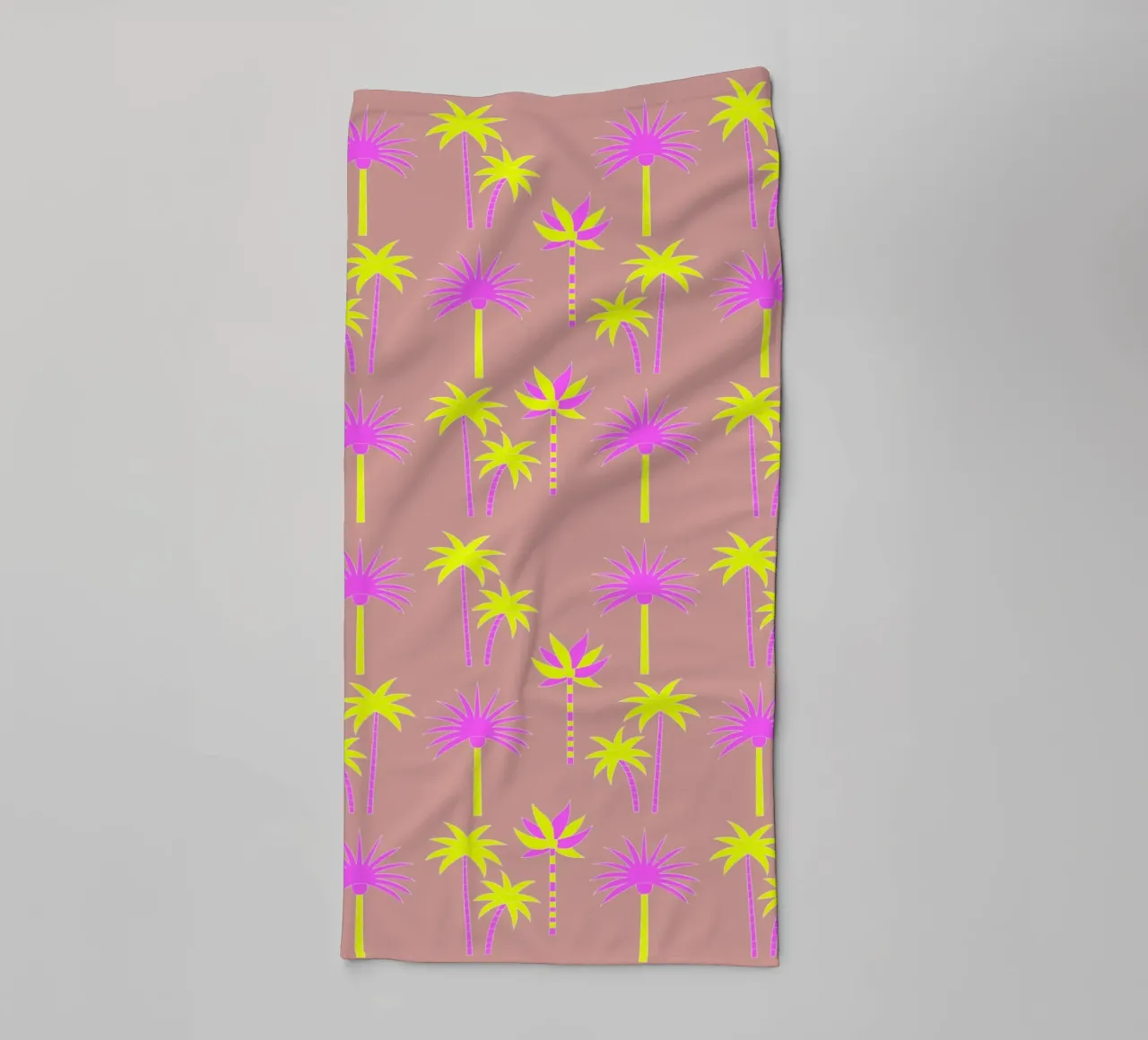 Palm Trees Neutral & Neon asciugamano da bagno da SilverPegasus